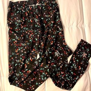 Adidas Floral Leggings size small